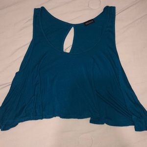 Prussian Blue Crop Top